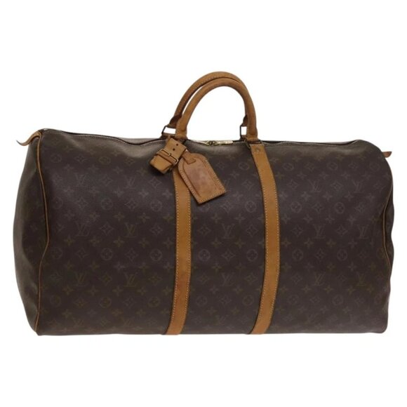 LOUIS VUITTON Monogram Keepall 60 Boston Bag M41422 LV Auth 137014 - Picture 1 of 16